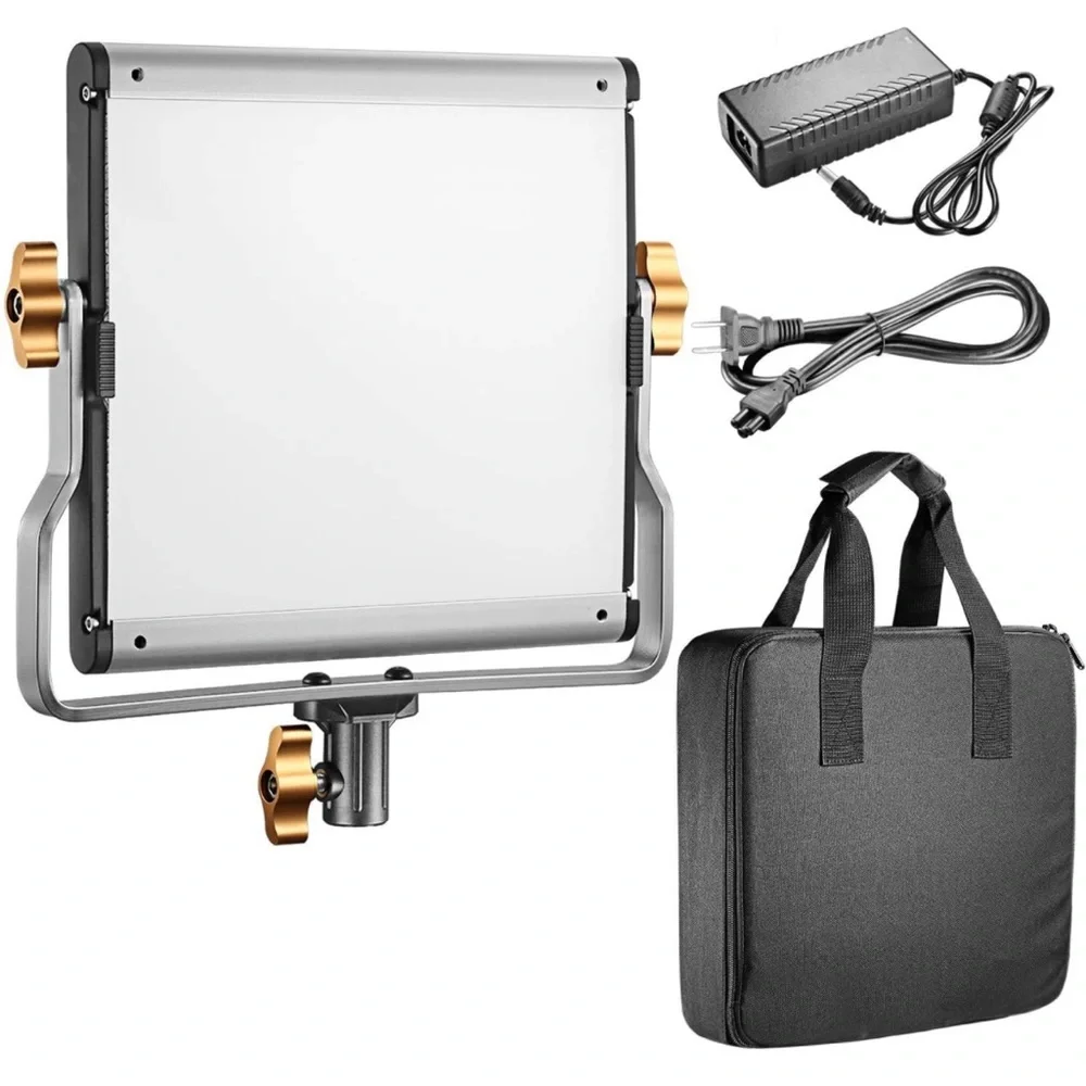 Neewer 2 Packs Dimmable Bi-Color 480 LED Video Light and Stand Lighting Kit